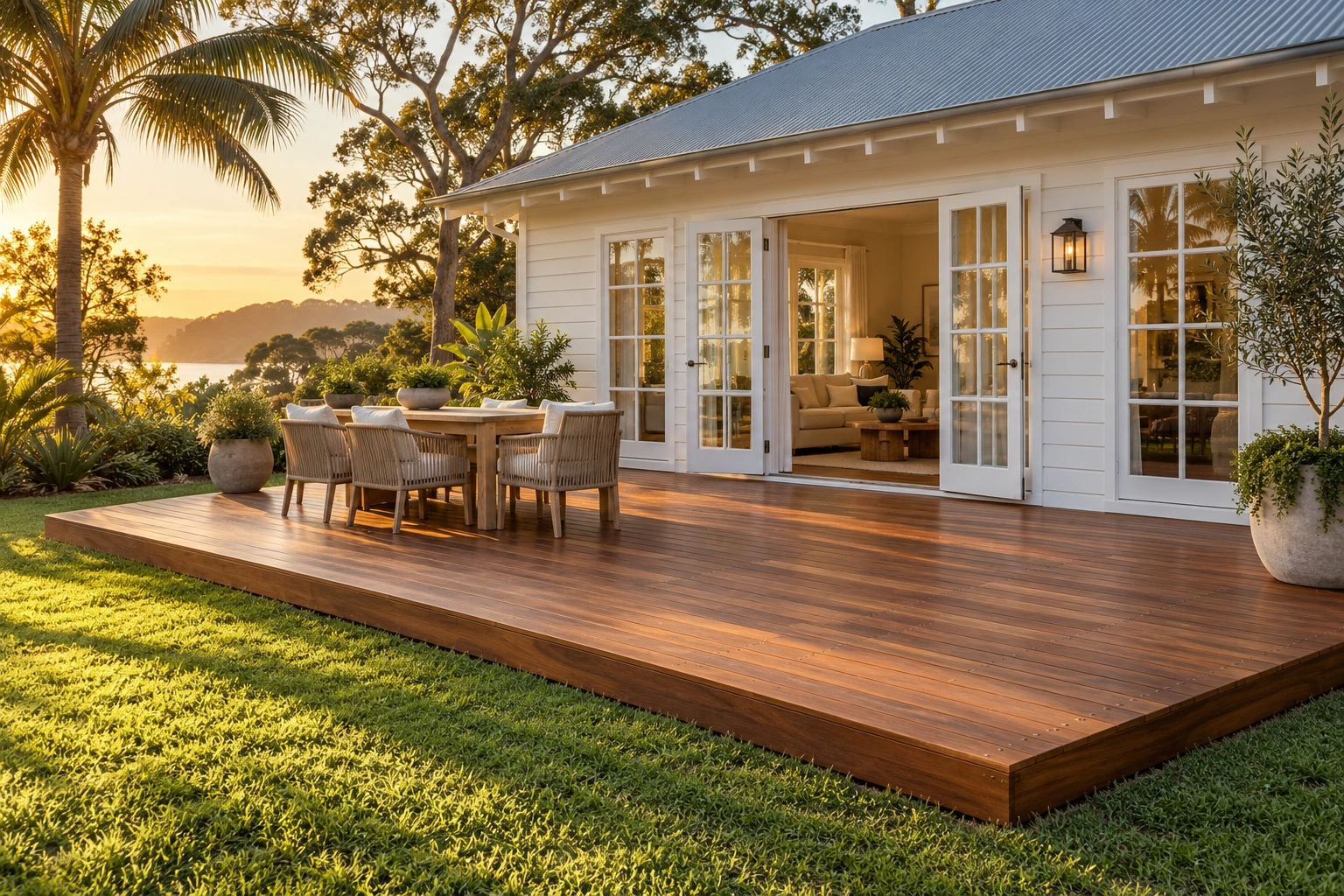 Hardwood deck concept visualisation